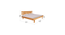 debbie solid wood non storage bed in natural finish finish (King Bed Size, Natural Finish Finish) by Urban Ladder - - 