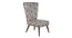 brimson solid wood  Lounge Chair in  grey colour (Grey, PROVINCIAL TEAK Finish) by Urban Ladder - - 