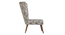 brimson solid wood  Lounge Chair in  grey colour (Grey, PROVINCIAL TEAK Finish) by Urban Ladder - - 