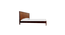 denis solid wood non storage bed in dark provincial teak finish (Queen Bed Size, Dark Provincial Teak Finish) by Urban Ladder - - 