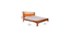 stylona solid wood non storage bed in Provincial Teak finish (King Bed Size, PROVINCIAL TEAK Finish) by Urban Ladder - - 