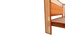 halston solid wood non storage bed in Provincial Teak finish (Queen Bed Size, PROVINCIAL TEAK Finish) by Urban Ladder - - 