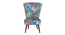 cristan solid wood  Lounge Chair in  multi colour (PROVINCIAL TEAK Finish, Multi) by Urban Ladder - - 