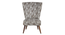brimson solid wood  Lounge Chair in  grey colour (Grey, PROVINCIAL TEAK Finish) by Urban Ladder - - 