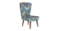 cristan solid wood  Lounge Chair in  multi colour (PROVINCIAL TEAK Finish, Multi) by Urban Ladder - - 