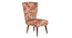 ivoma solid wood  Lounge Chair in  multi colour (PROVINCIAL TEAK Finish, Multi) by Urban Ladder - - 