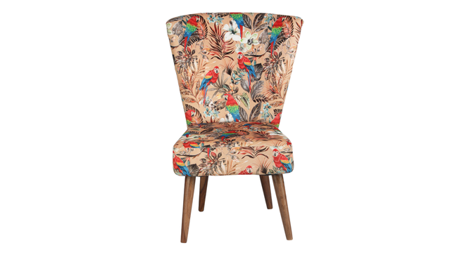 asseson solid wood  Lounge Chair in  multi colour (PROVINCIAL TEAK Finish, Multi) by Urban Ladder - - 