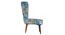 cristan solid wood  Lounge Chair in  multi colour (PROVINCIAL TEAK Finish, Multi) by Urban Ladder - - 