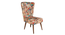 asseson solid wood  Lounge Chair in  multi colour (PROVINCIAL TEAK Finish, Multi) by Urban Ladder - - 