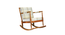 silzar solid wood  Lounge Chair in  biege colour (Beige, PROVINCIAL TEAK Finish) by Urban Ladder - - 