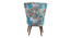 cristan solid wood  Lounge Chair in  multi colour (PROVINCIAL TEAK Finish, Multi) by Urban Ladder - - 
