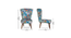 cristan solid wood  Lounge Chair in  multi colour (PROVINCIAL TEAK Finish, Multi) by Urban Ladder - - 