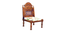 galene solid wood  Lounge Chair in  multi colour (PROVINCIAL TEAK Finish, Multi) by Urban Ladder - - 