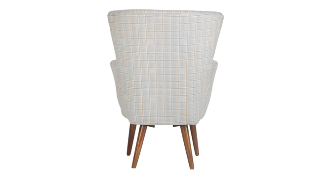 melinoe solid wood  Lounge Chair in  grey colour (Grey, Honey Oak Finish) by Urban Ladder - - 