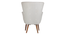 melinoe solid wood  Lounge Chair in  grey colour (Grey, Honey Oak Finish) by Urban Ladder - - 