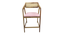adikia solid wood  Lounge Chair in  pink colour (Pink, Rustik Teak Finish) by Urban Ladder - - 