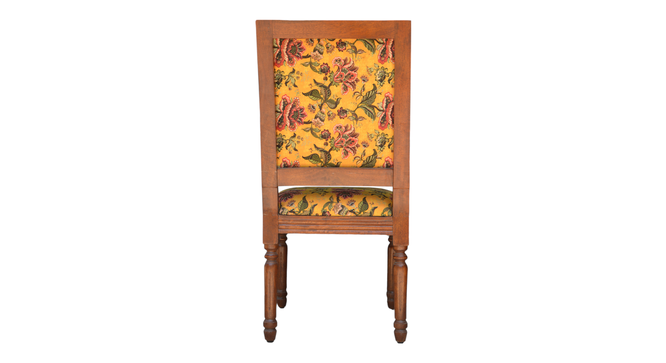 aegiale solid wood  Lounge Chair in  yellow colour (Yellow, Honey Oak Finish) by Urban Ladder - - 