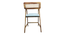adrasteia solid wood  Lounge Chair in  blue colour (Blue, Rustik Teak Finish) by Urban Ladder - - 
