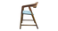 adrasteia solid wood  Lounge Chair in  blue colour (Blue, Rustik Teak Finish) by Urban Ladder - - 