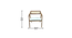 aceso solid wood  Lounge Chair in  blue colour (Blue, Rustik Teak Finish) by Urban Ladder - - 
