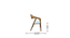 aceso solid wood  Lounge Chair in  blue colour (Blue, Rustik Teak Finish) by Urban Ladder - - 