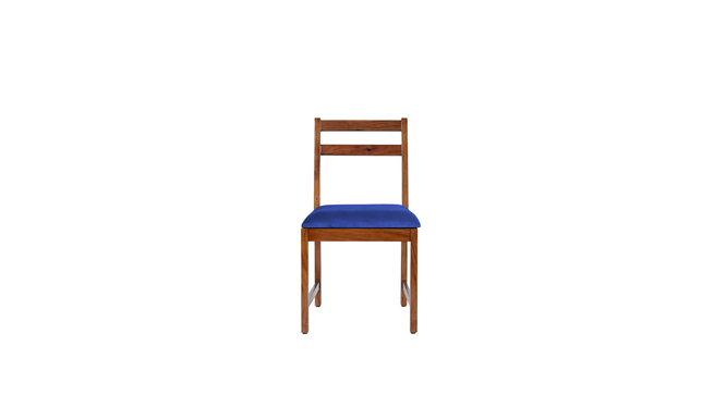 plam solid wood  4 seater Dining table in  Provincial Teak (Navy Blue, PROVINCIAL TEAK Finish) by Urban Ladder - - 