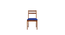 plam solid wood  4 seater Dining table in  Provincial Teak (Navy Blue, PROVINCIAL TEAK Finish) by Urban Ladder - - 