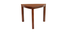 vanish solid wood  4 seater Dining table in  Provincial Teak (Sky Blue, PROVINCIAL TEAK Finish) by Urban Ladder - - 
