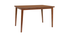 kemp solid wood  4 seater Dining table in  Provincial Teak (Brown, PROVINCIAL TEAK Finish) by Urban Ladder - - 
