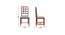 fuzz solid wood  4 seater Dining table in  Provincial Teak (Light Blue, PROVINCIAL TEAK Finish) by Urban Ladder - - 