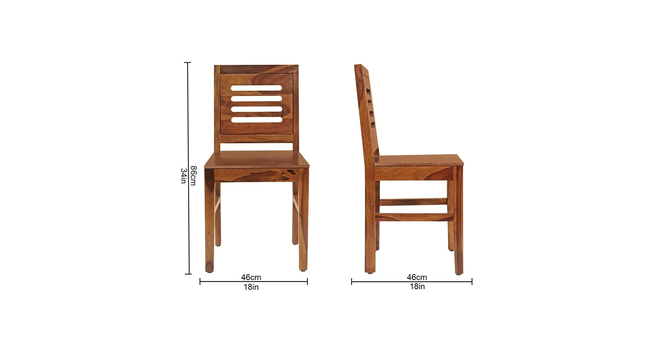 creative solid wood  6 seater Dining table in  Provincial Teak (PROVINCIAL TEAK Finish) by Urban Ladder - - 