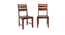 edile solid wood  dining chair in  Provincial Teak (PROVINCIAL TEAK Finish) by Urban Ladder - - 