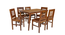 andar solid wood  6 seater Dining table in  Provincial Teak (PROVINCIAL TEAK Finish) by Urban Ladder - - 
