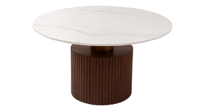 Solano Coffee Table in Dark Walnut Finish (Dark Walnut Finish) by Urban Ladder - - 