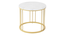 Fabriano Nesting Coffee Table in Gold Finish (Gold Finish) by Urban Ladder - - 