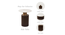 Solano Side Table in Dark Walnut Finish (Dark Walnut Finish) by Urban Ladder - - 