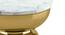 Alaya Side Table with Marble Top (Gold Finish) by Urban Ladder - - 