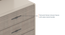 Valeria Dresser With Mirror (Beige Finish) by Urban Ladder - - 