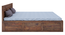 Bayleef King Front Drawer Storage Bed-Teak (Teak Finish, Queen Bed Size, Drawer Storage Type) by Urban Ladder - - 956405