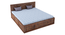 Bayleef King Front Drawer Storage Bed-Teak (Teak Finish, Queen Bed Size, Drawer Storage Type) by Urban Ladder - - 956407