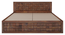 Bayleef King Front Drawer Storage Bed-Teak (Teak Finish, Queen Bed Size, Drawer Storage Type) by Urban Ladder - - 956409
