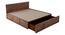 Bayleef King Front Drawer Storage Bed-Teak (Teak Finish, Queen Bed Size, Drawer Storage Type) by Urban Ladder - - 956413