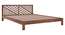 Amaze Queen Bed Without Storage Teak (Teak Finish, Queen Bed Size) by Urban Ladder - - 