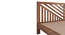 Amaze Queen Bed Without Storage Teak (Teak Finish, Queen Bed Size) by Urban Ladder - - 