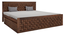 Weave King Side Drawer Storage Bed-Teak (Teak Finish, Queen Bed Size, Drawer Storage Type) by Urban Ladder - - 