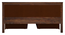 Weave King Side Drawer Storage Bed-Teak (Teak Finish, Queen Bed Size, Drawer Storage Type) by Urban Ladder - - 