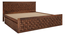 Weave King Side Drawer Storage Bed-Teak (Teak Finish, Queen Bed Size, Drawer Storage Type) by Urban Ladder - - 