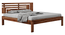 Aelinia Queen Side without Storage Bed Teak (Walnut Finish, Queen Bed Size) by Urban Ladder - - 