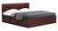 Phorma King Front Drawer Storage Bed Teak (Walnut Finish, King Bed Size, Drawer Storage Type) by Urban Ladder - - 