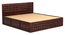 Phorma King Front Drawer Storage Bed Teak (Walnut Finish, King Bed Size, Drawer Storage Type) by Urban Ladder - - 